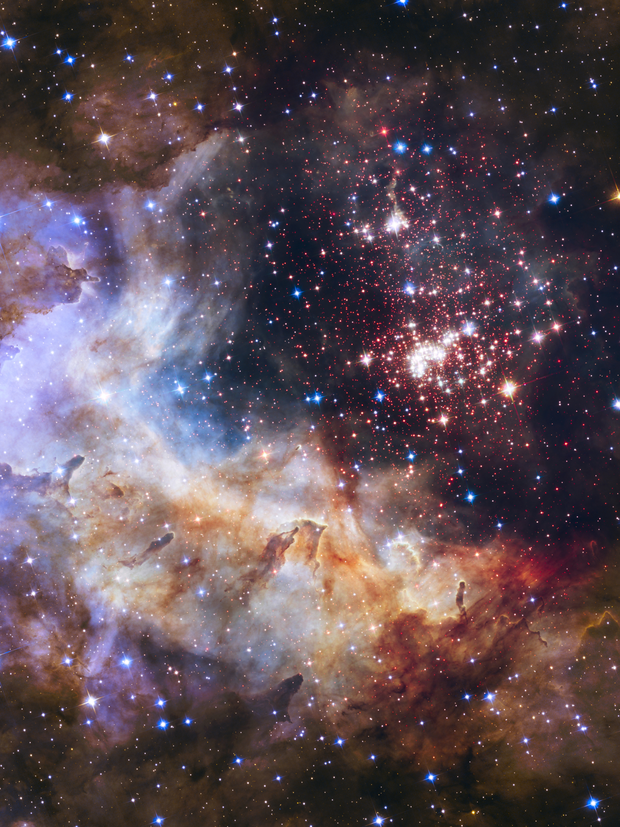 sci fi, nebula, space, star cluster, milky way, galaxy, stars