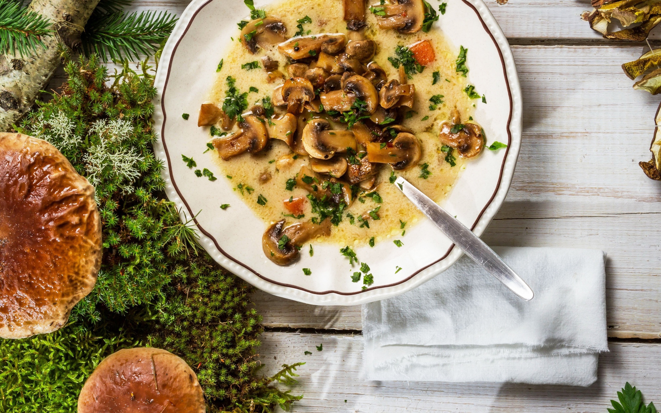 Красивые блюда с грибами