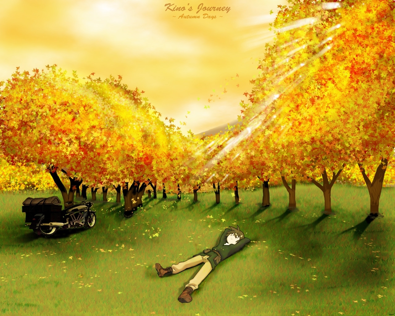 Free Autumn Anime Wallpaper by xThelittleRose on DeviantArt