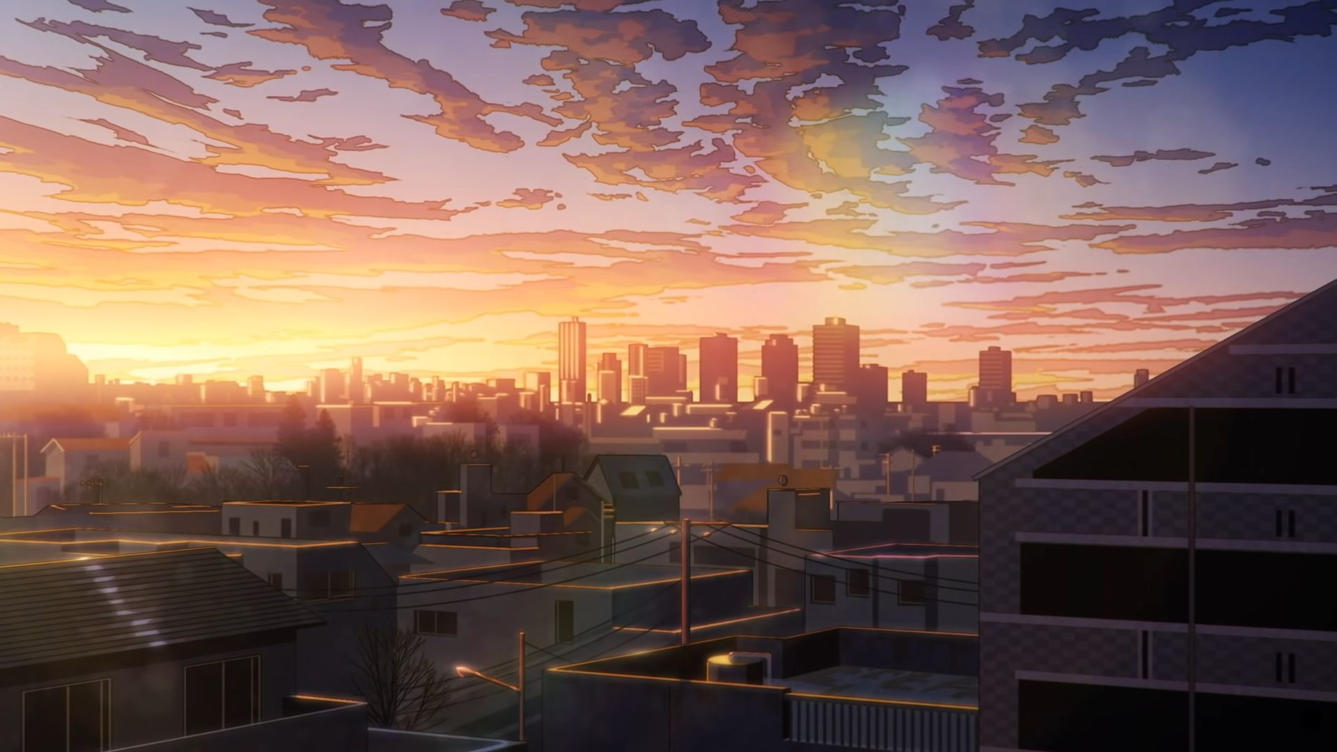 Anime Sunset Anime Aesthetic Sunset HD wallpaper  Pxfuel