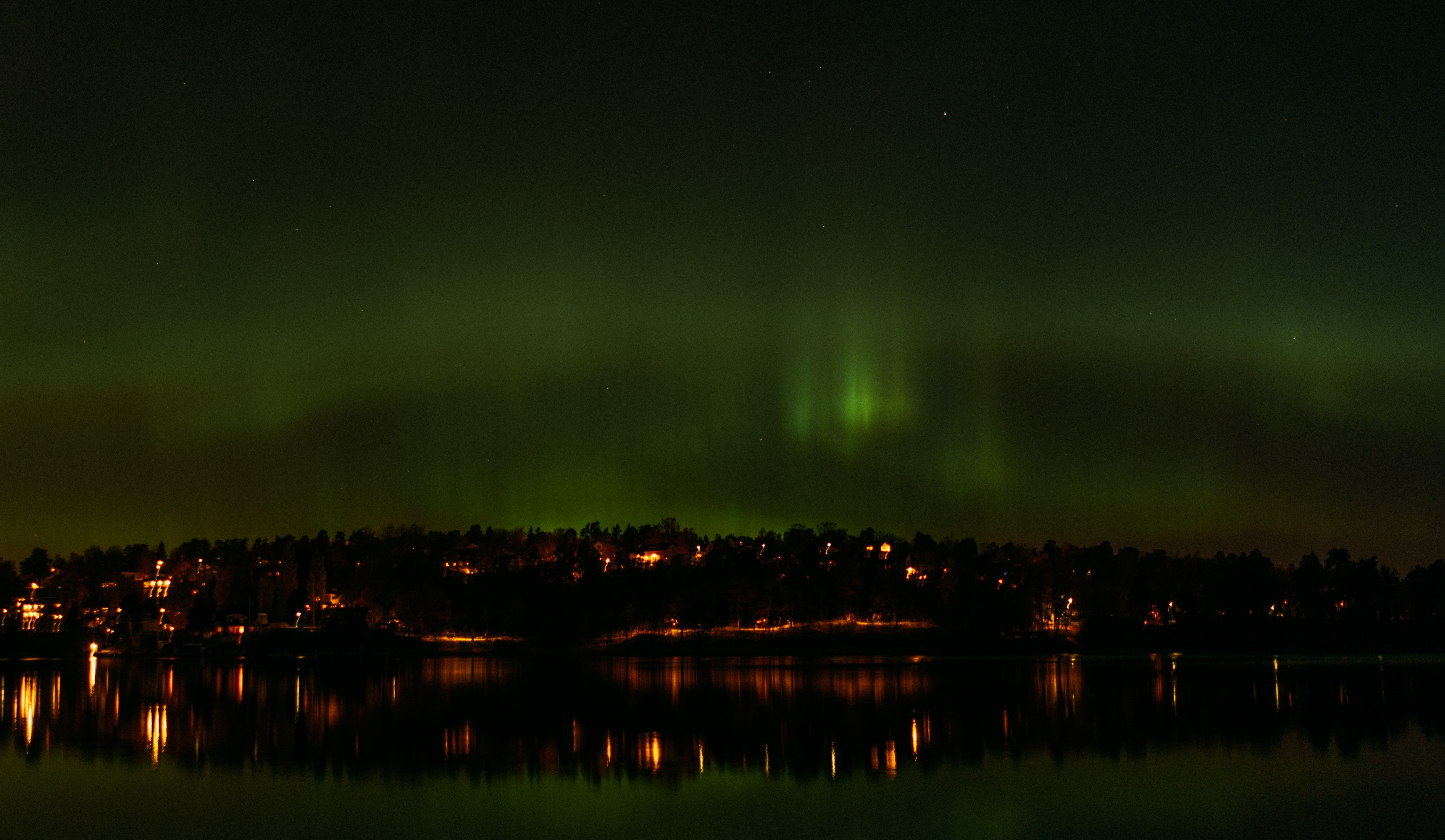 Téléchargez gratuitement l'image Nature, Sky, Stockholm, Nuit, Suède sur le bureau de votre PC
