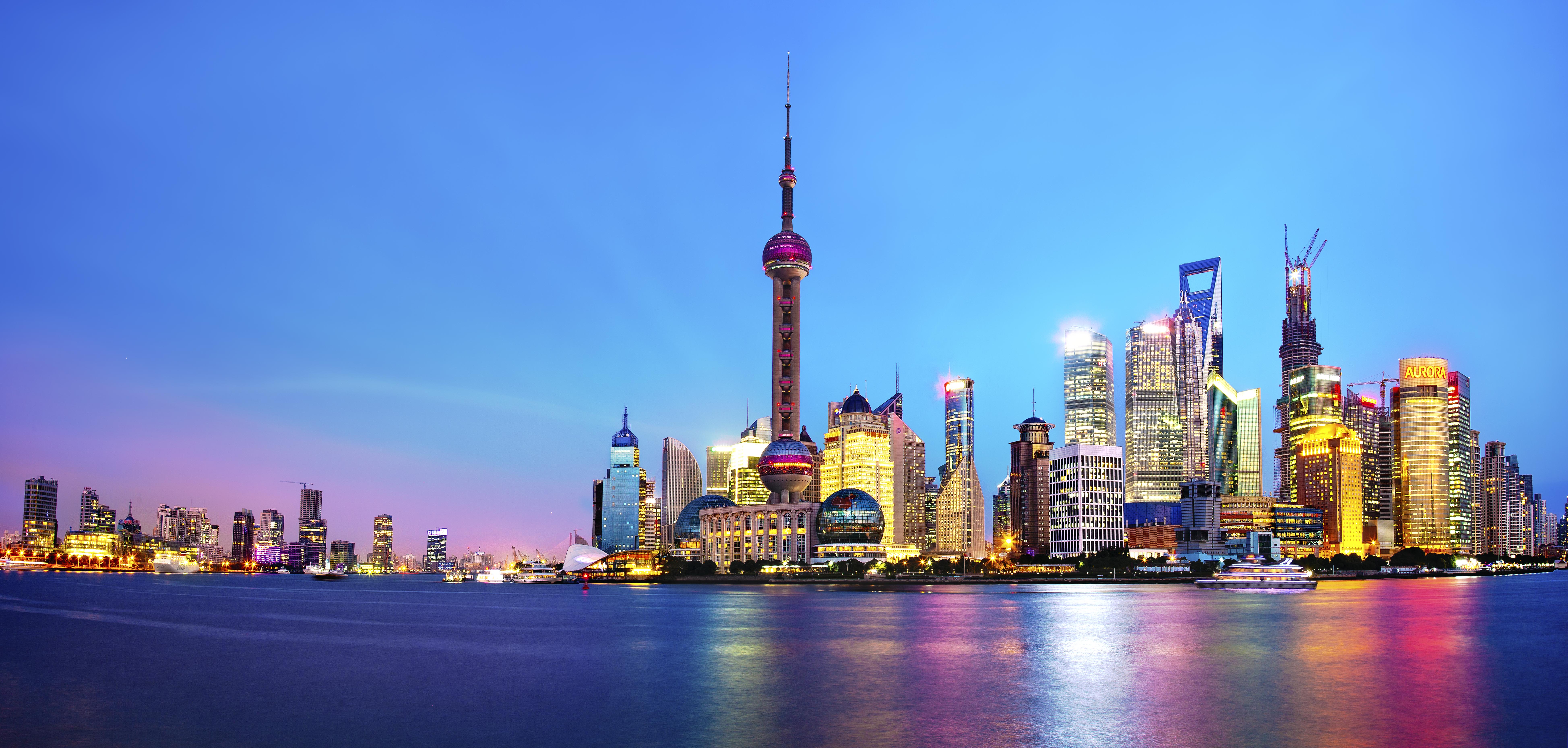shanghai, cities, man made Smartphone Background