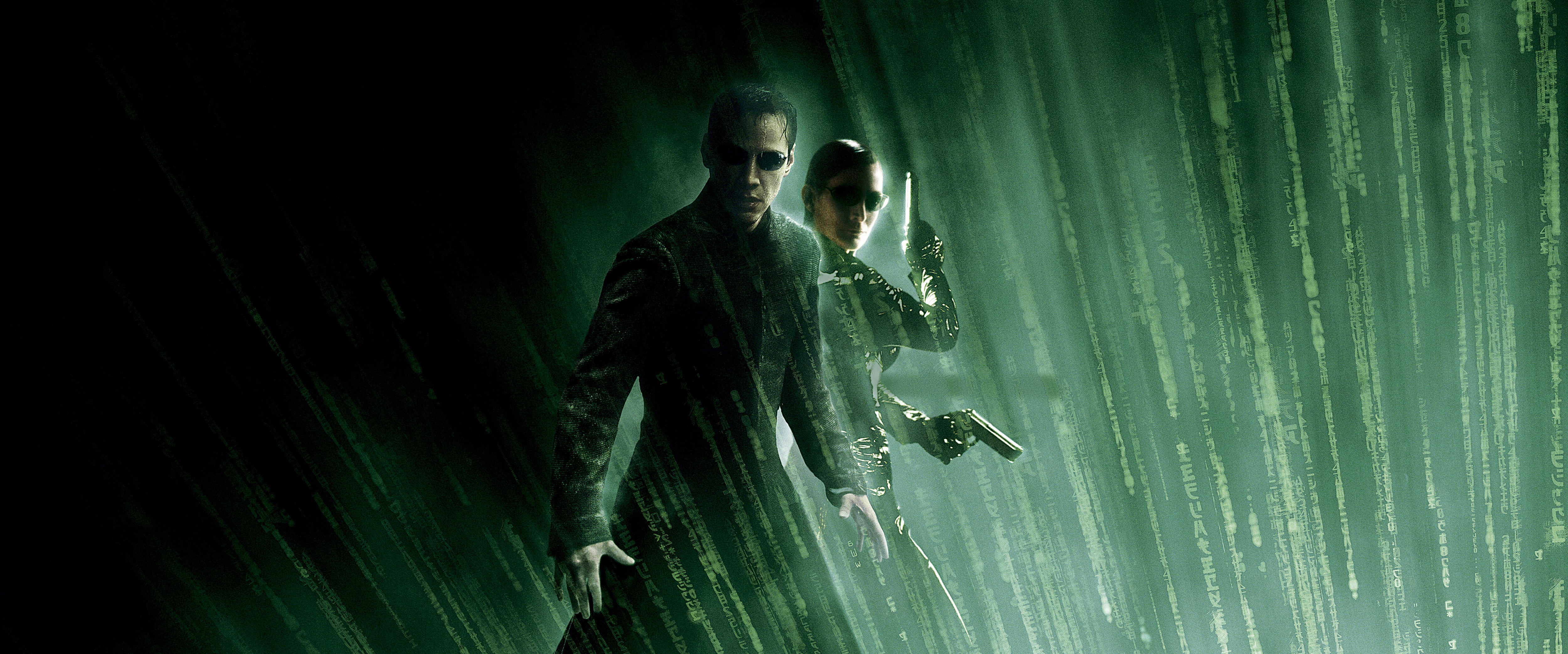 the matrix reloaded, movie, carrie anne moss, keanu reeves, the matrix