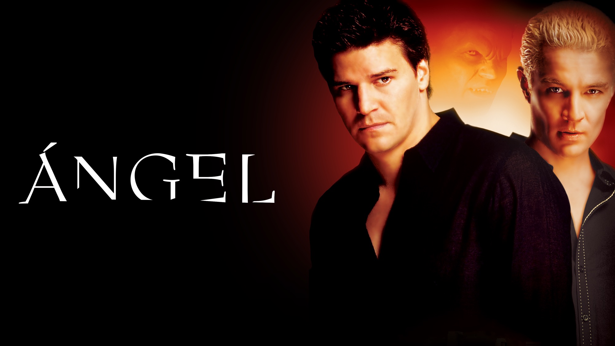 Download mobile wallpaper Angel, Tv Show, David Boreanaz, Spike (Buffy), James Marsters for free.