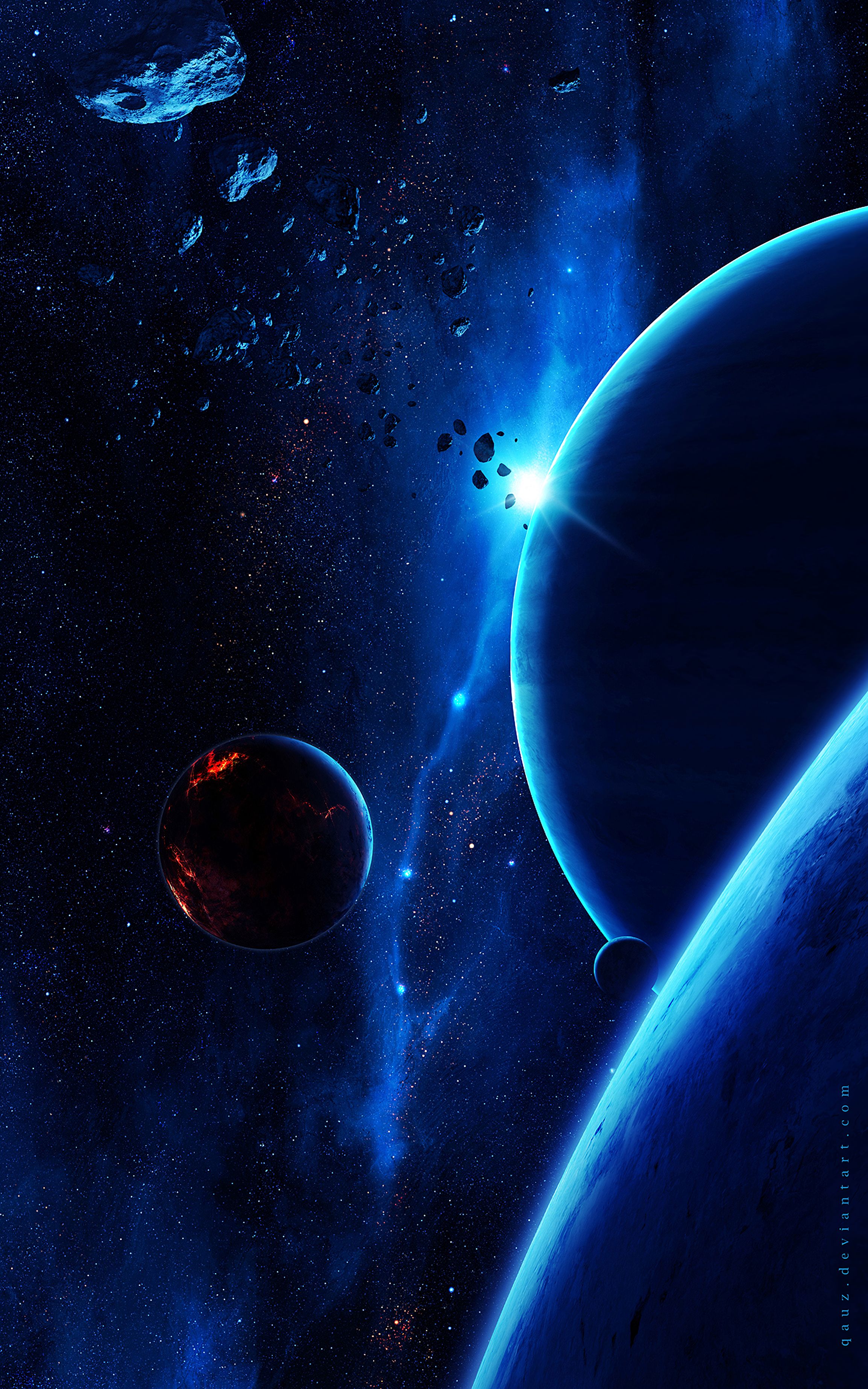 Free Planets Background