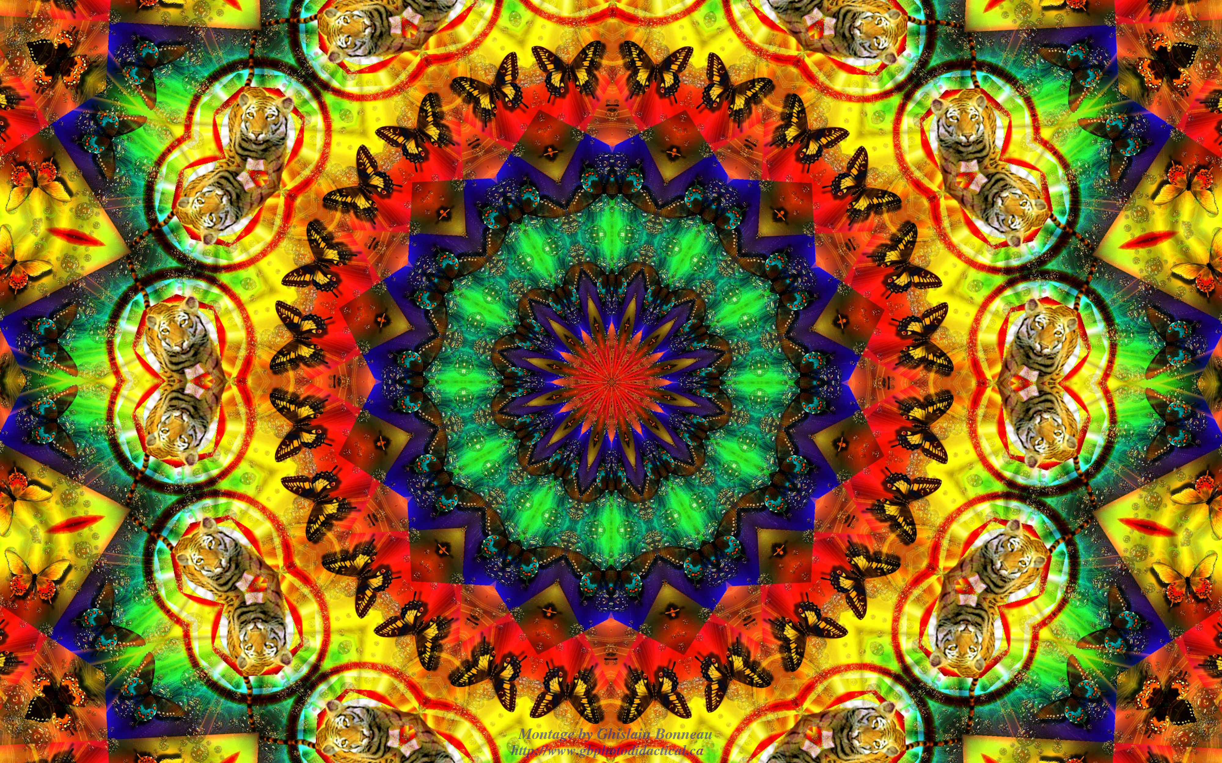 abstract, kaleidoscope, keleidoscope Aesthetic wallpaper