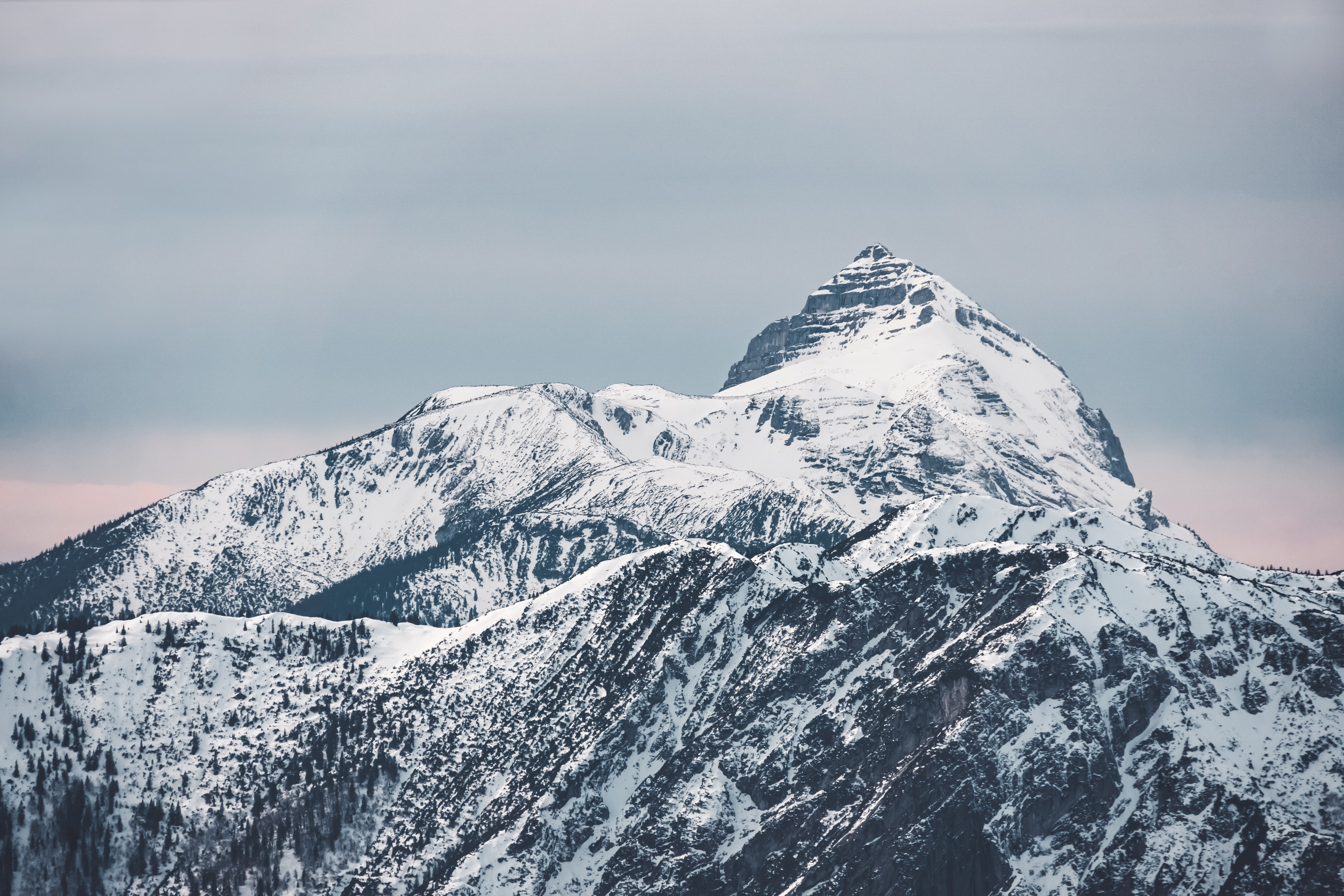 62636 скачать обои снежный, природа, гора, вершина - заставки и картинки бесплатно