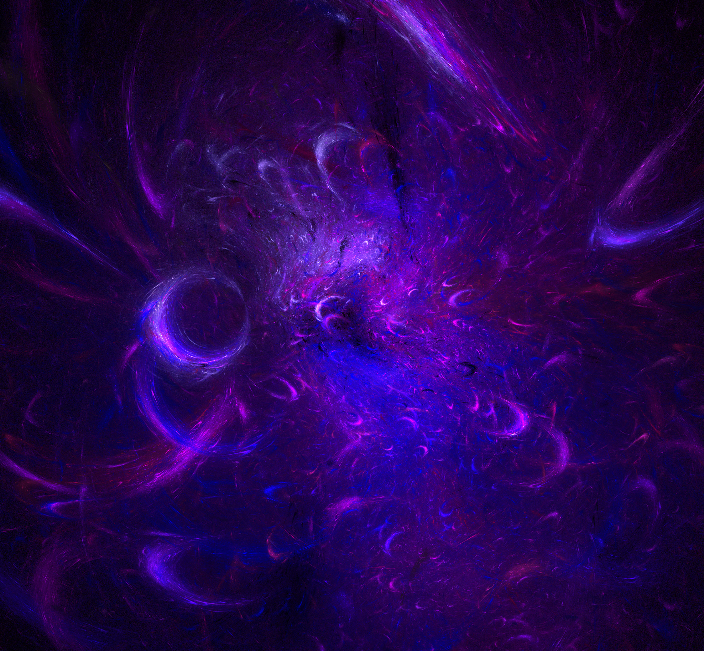 purple, fractal, abstract, shine, violet, brilliance, stains, spots