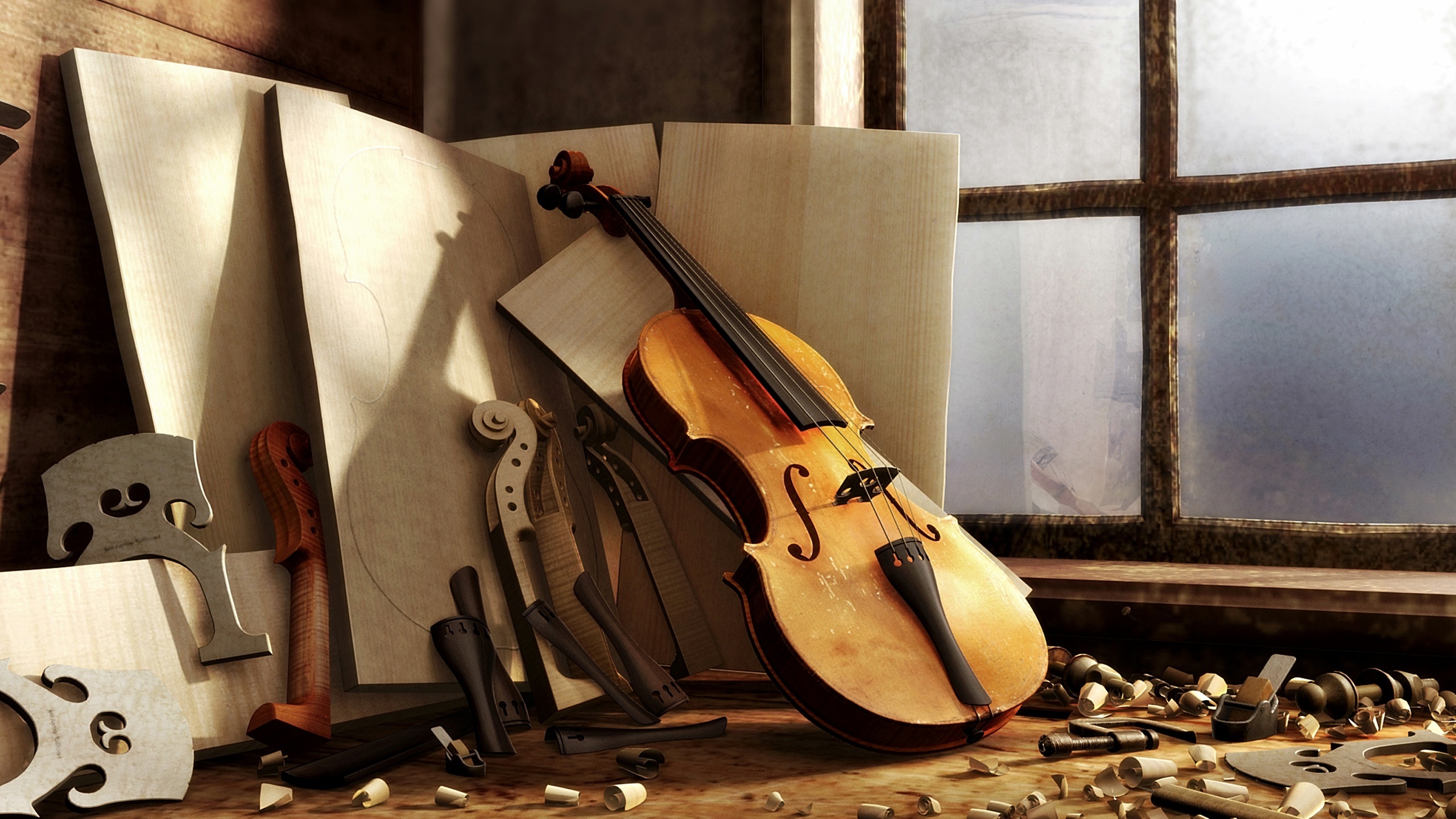 PC Wallpapers violin, music