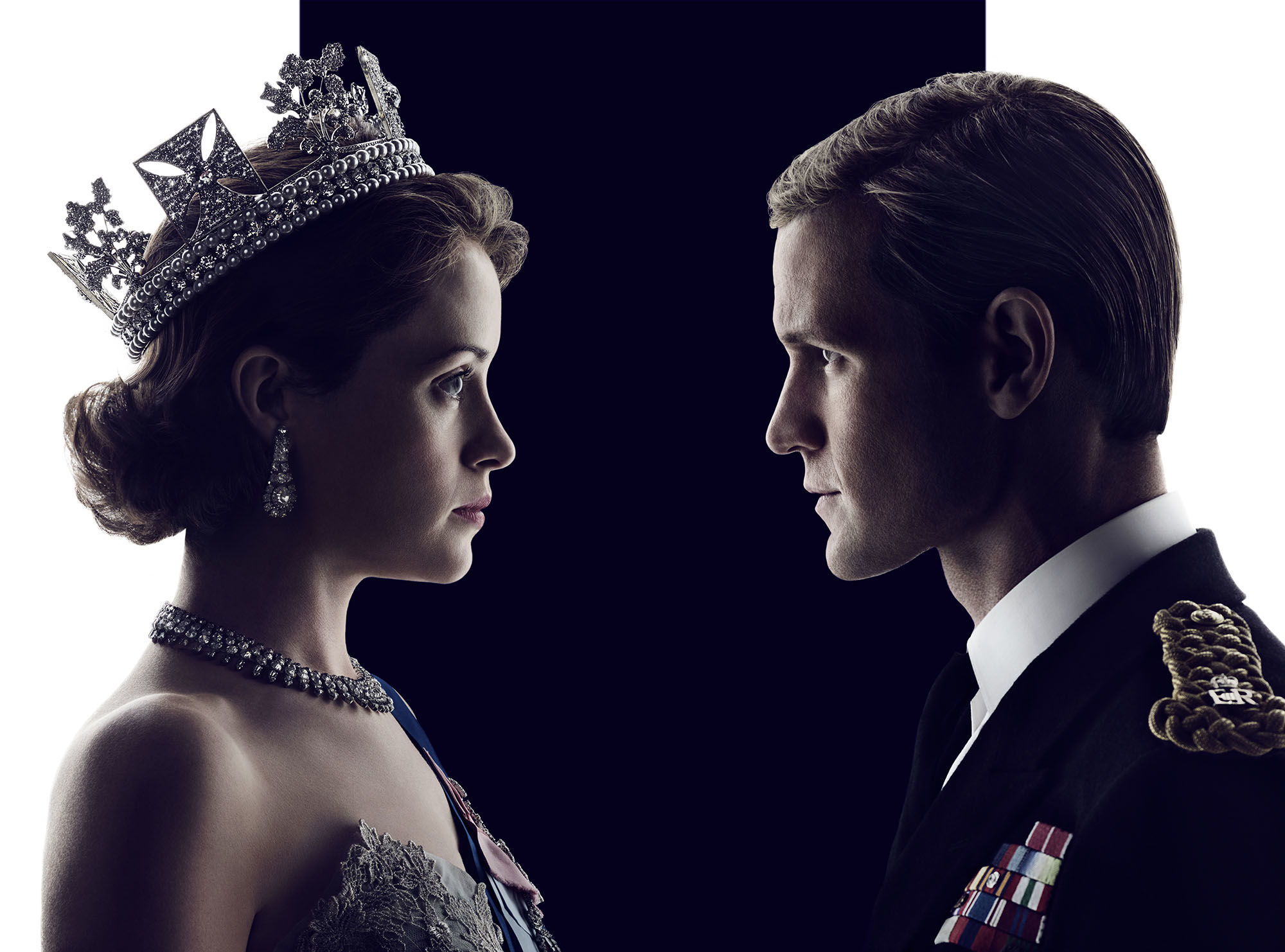 prince philip, the crown, tv show, claire foy, matt smith, queen elizabeth ii iphone wallpaper