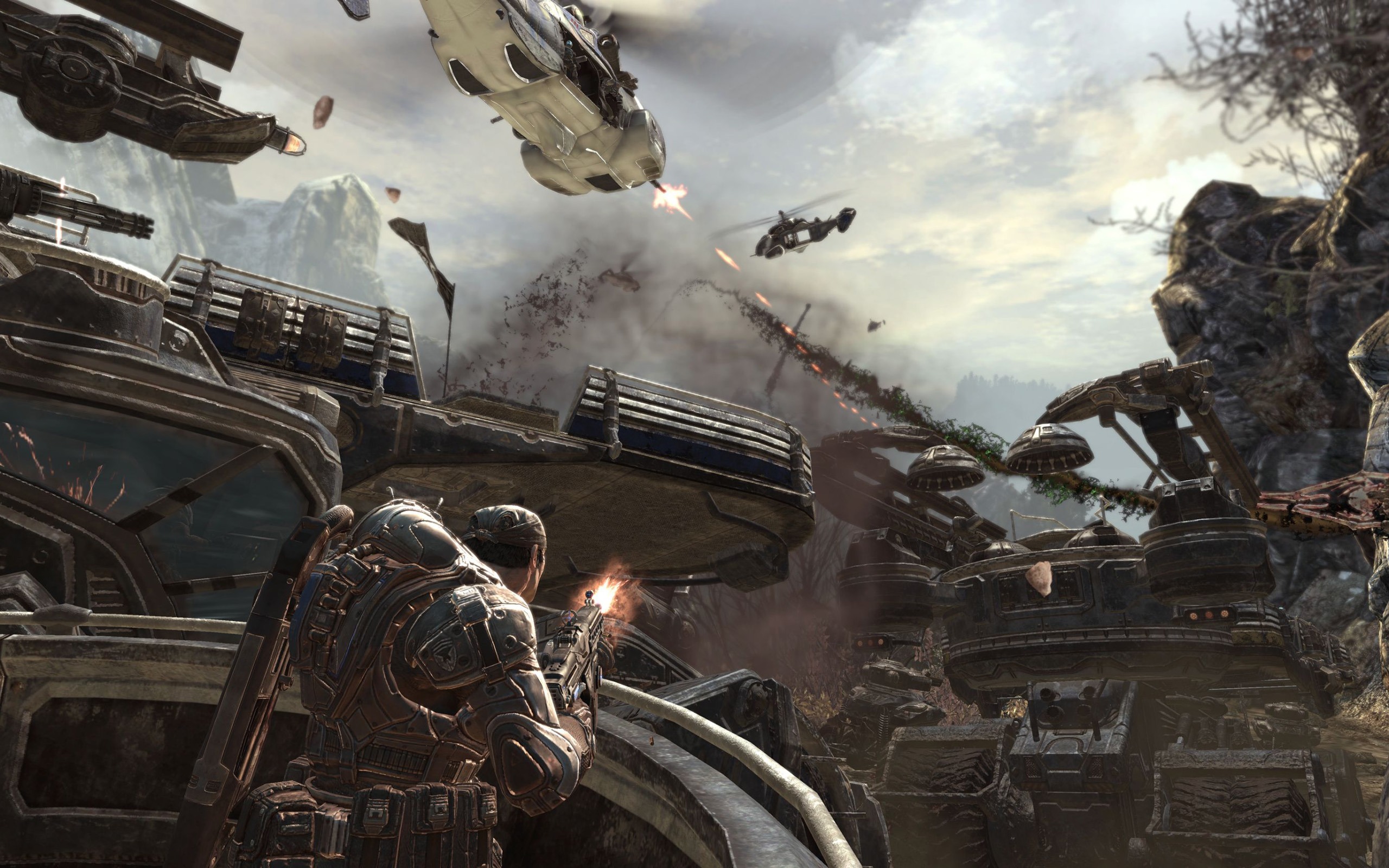video game, gears of war 2, gears of war Full HD