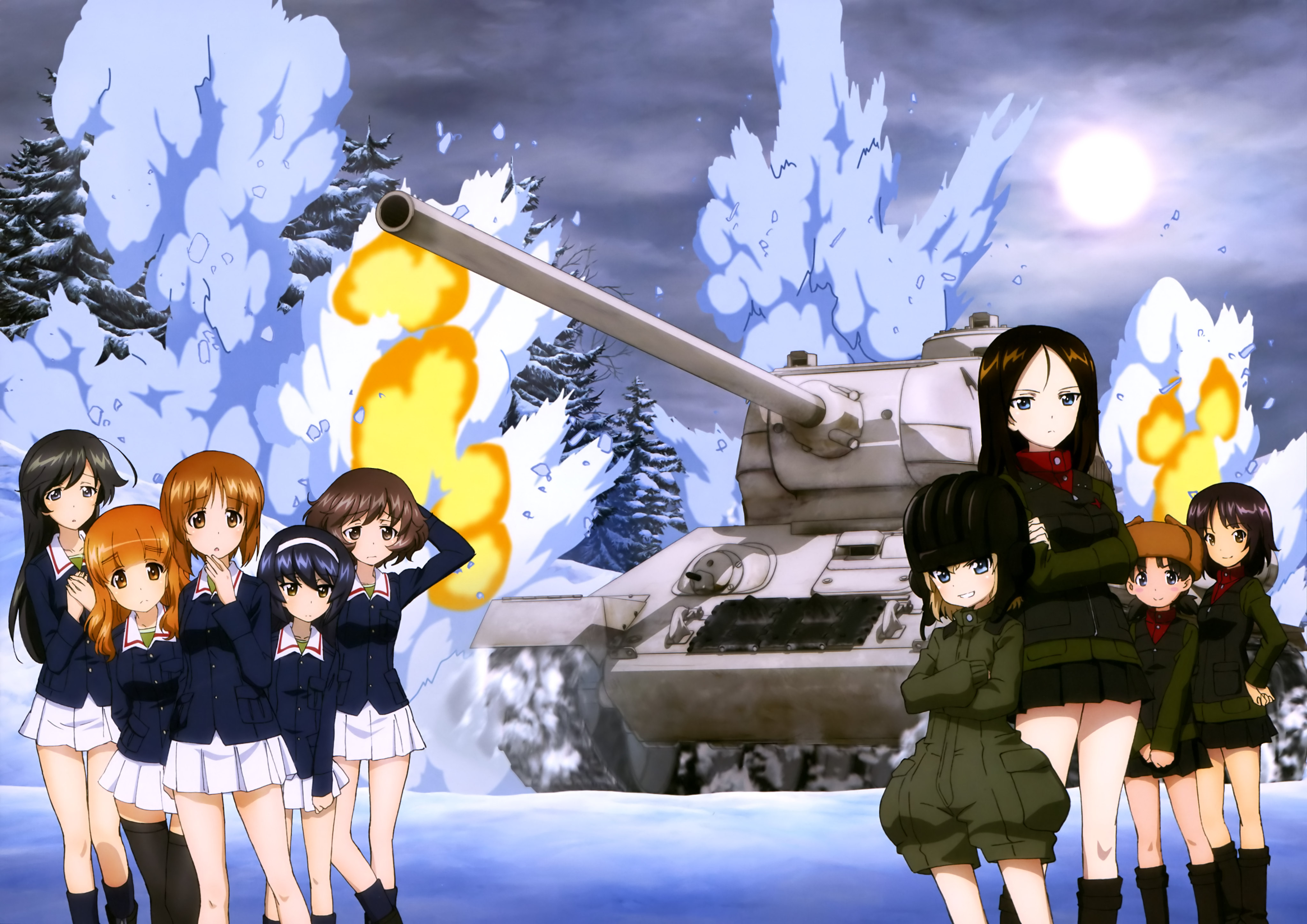 Girls und Panzer аниме