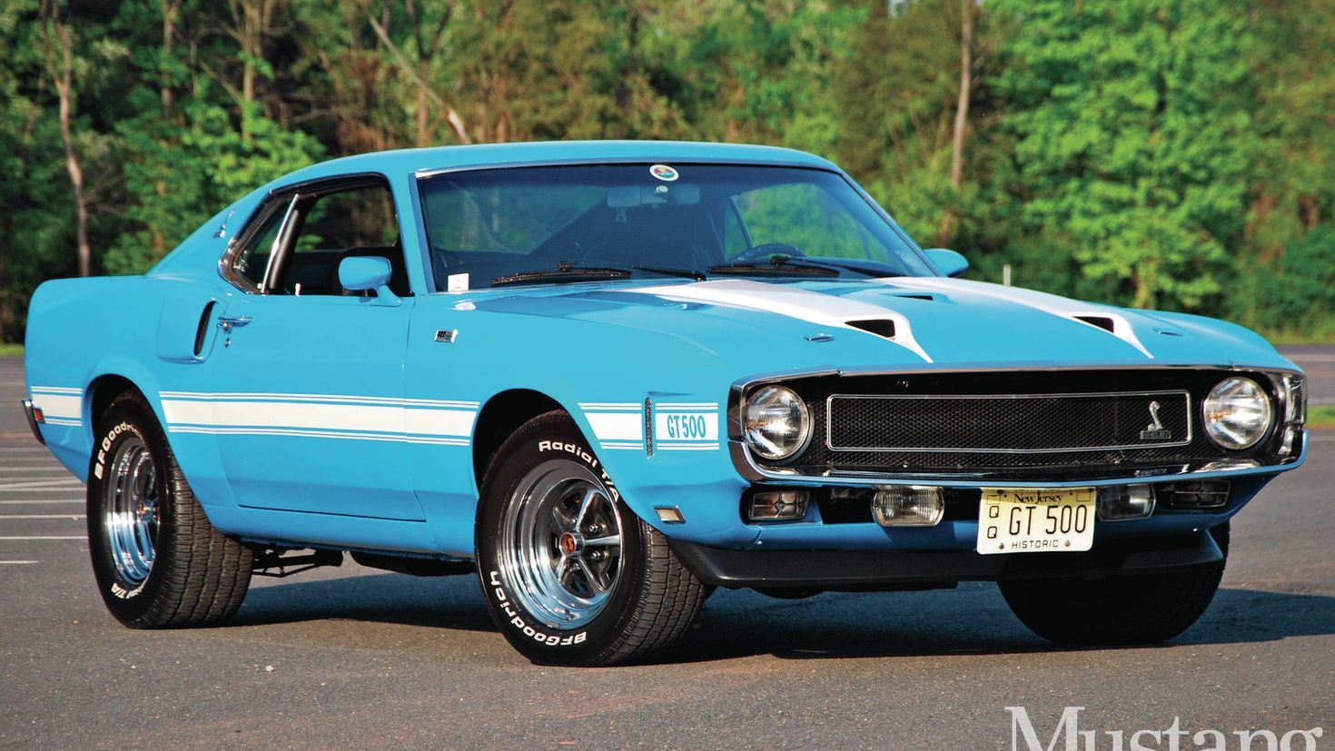 Форд Мустанг Shelby gt 500 1967 синий