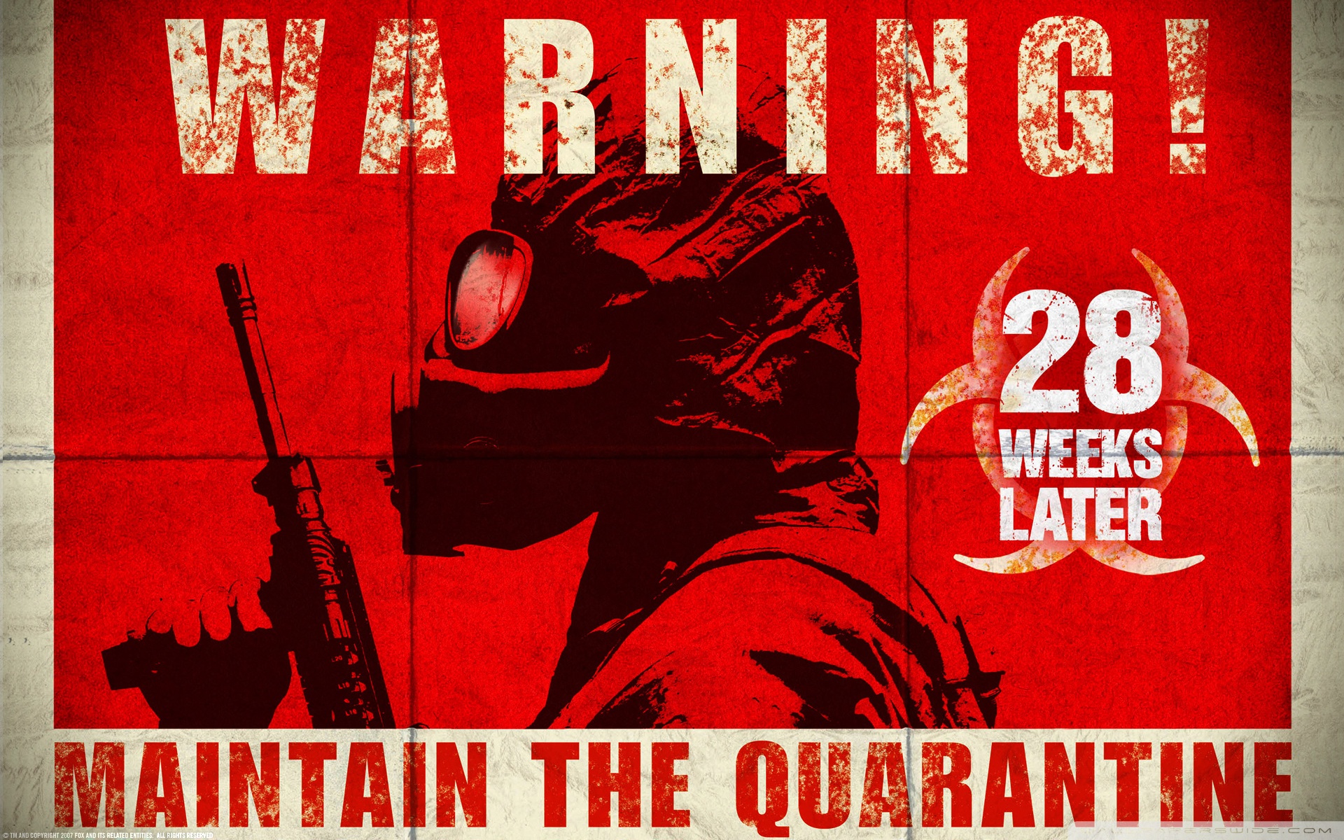 movie, 28 weeks later, warning iphone wallpaper