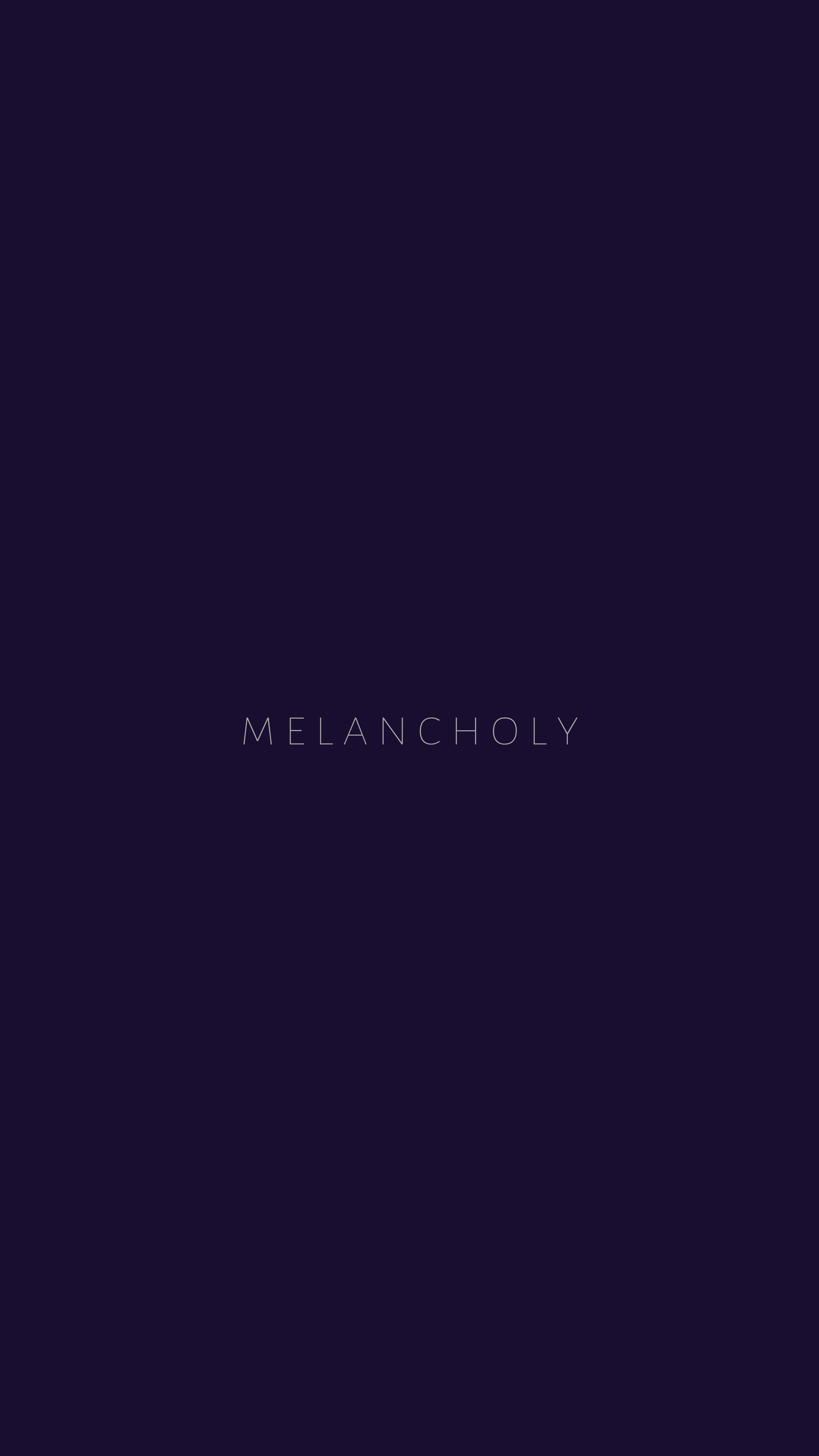 Download mobile wallpaper Melancholy, Violet, Words, Purple, Minimalism for free.