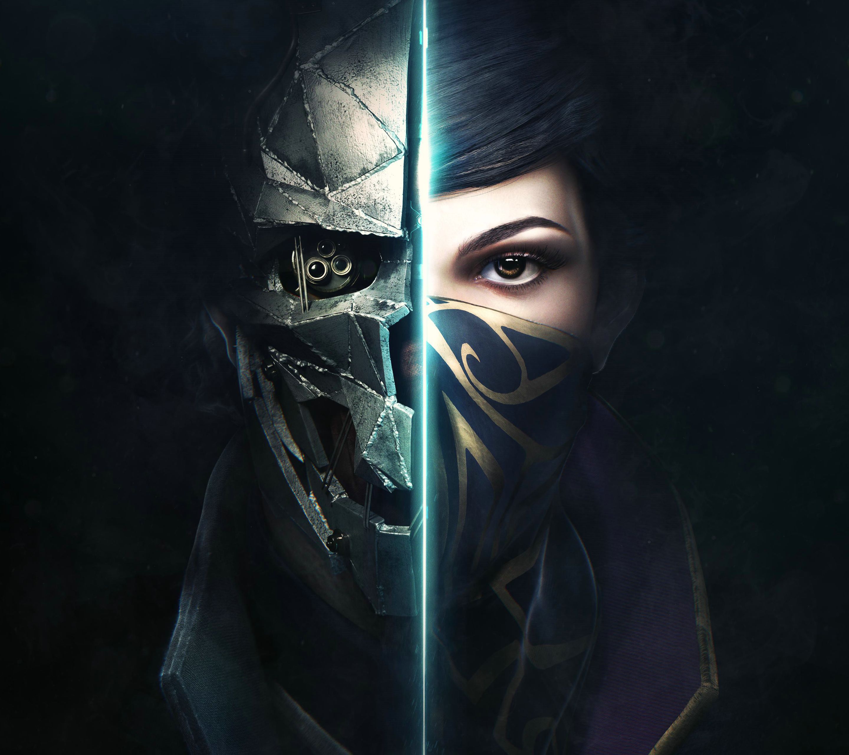 Transparent Emily Kaldwin And Corvo Attano For All - Corvo Dishonored 2  Cosplay PNG Transparent With Clear Background ID 342511 | TOPpng
