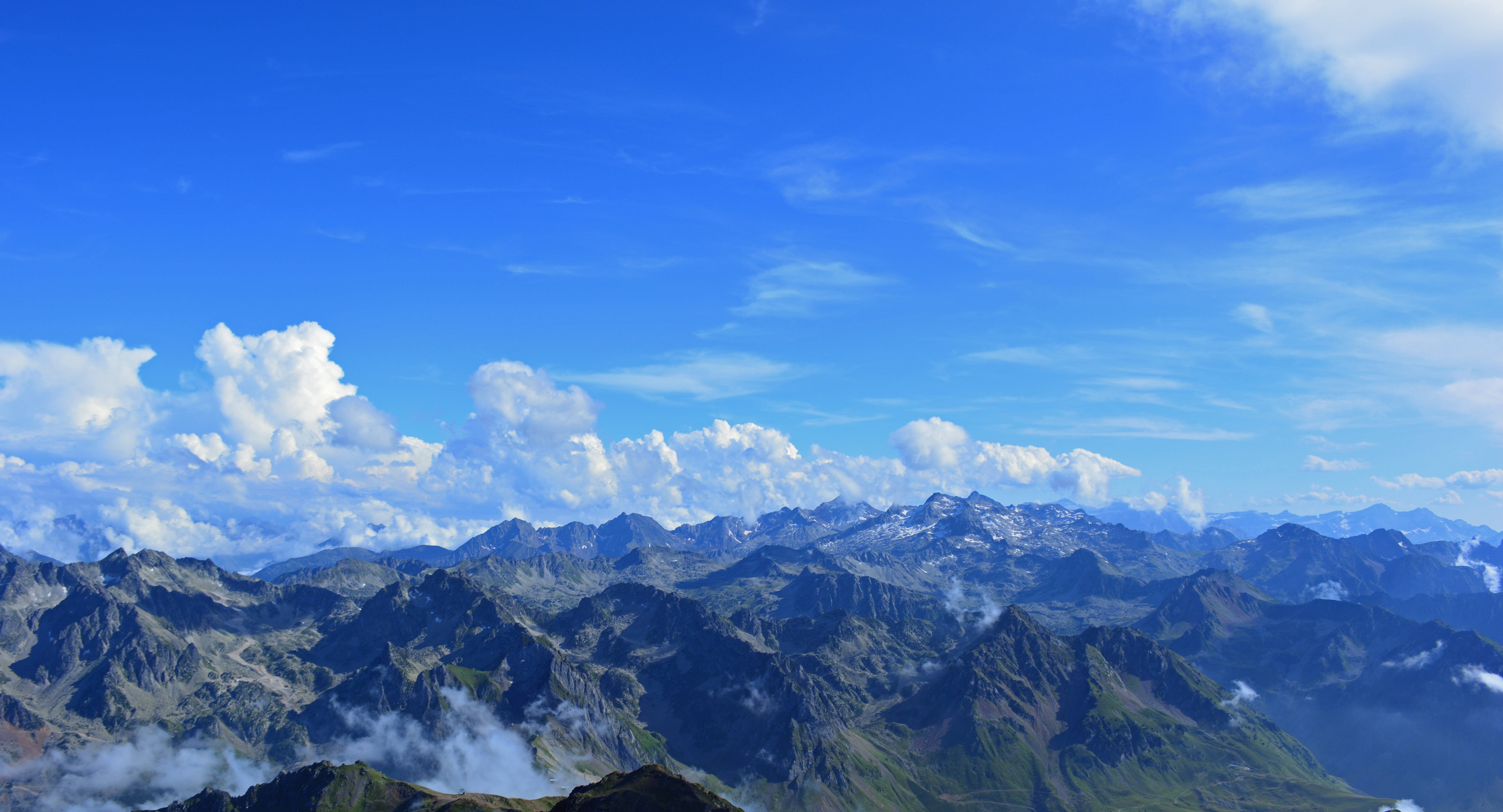nature, mountains, france, panorama, pyrenees Image for desktop