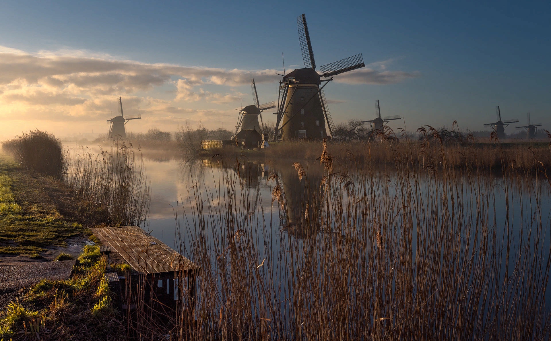 Нидерланды Речная мельница