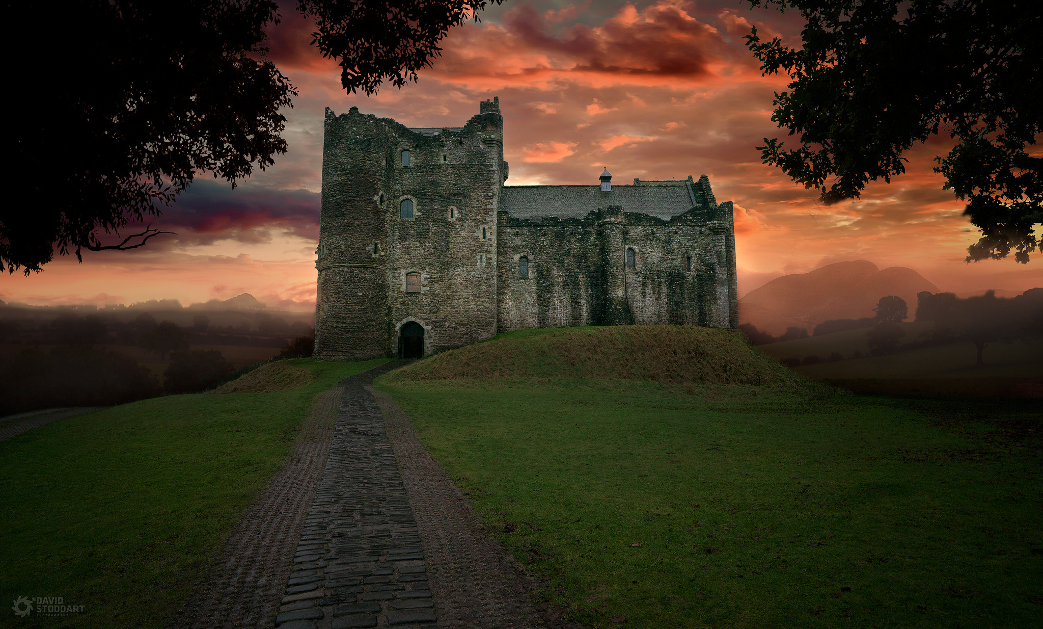 Замок Дун Шотландия внутри