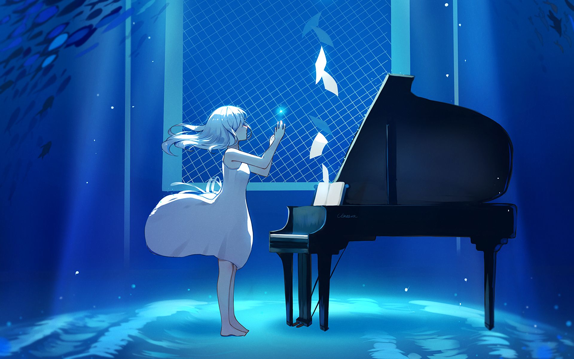 3 Anime Music Piano HD wallpaper  Pxfuel