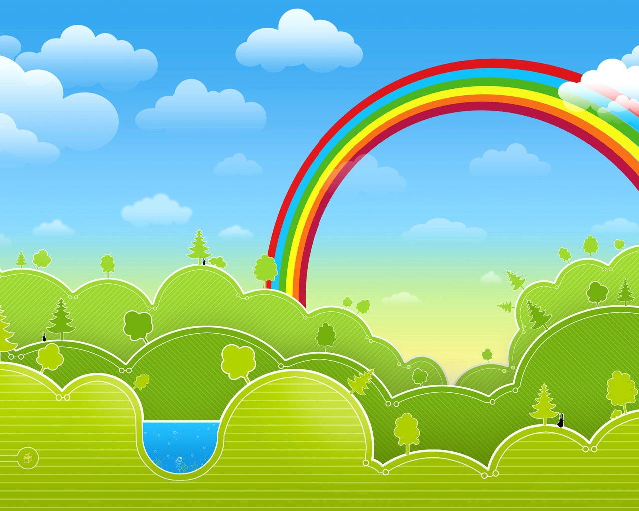 Download mobile wallpaper Drawing, Motley, Multicolored, Rainbow, Picture, Vector for free.