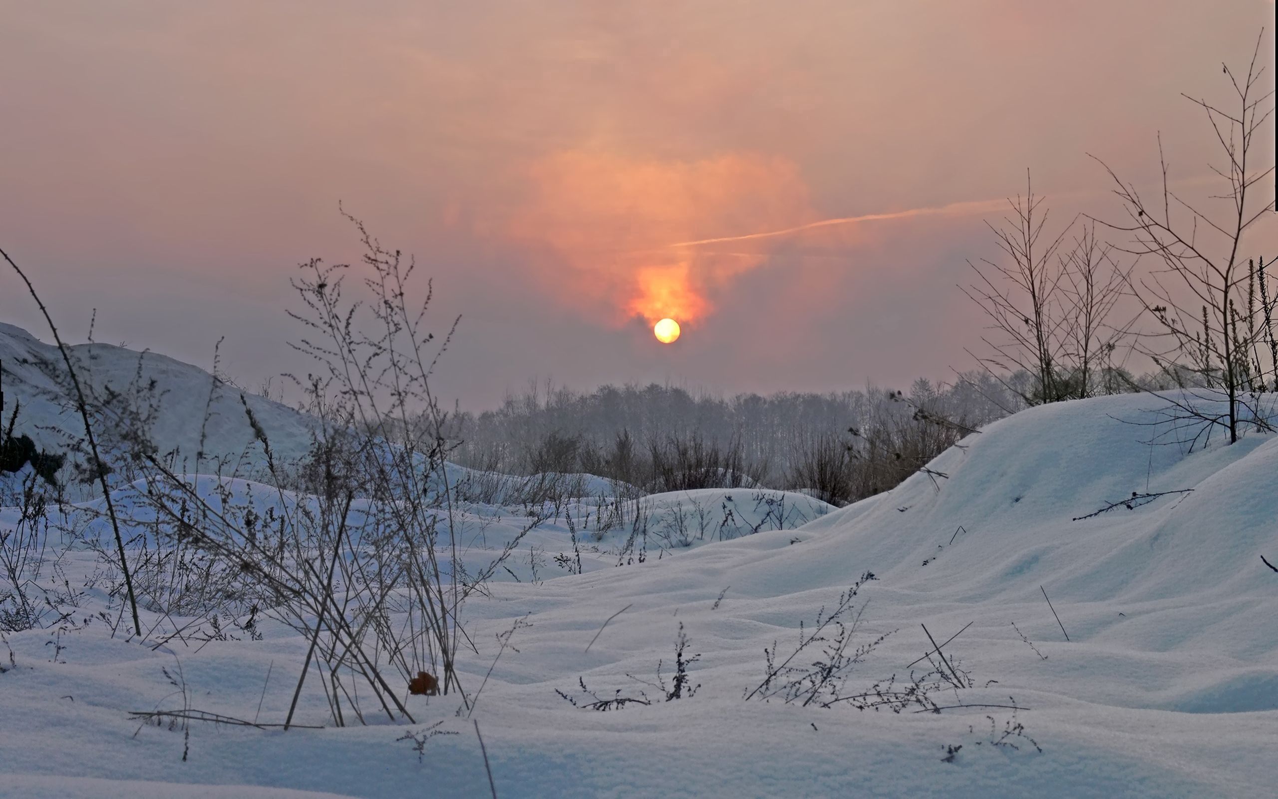 Download mobile wallpaper Winter, Sun, Sky, Nature, Shine, Light for free.