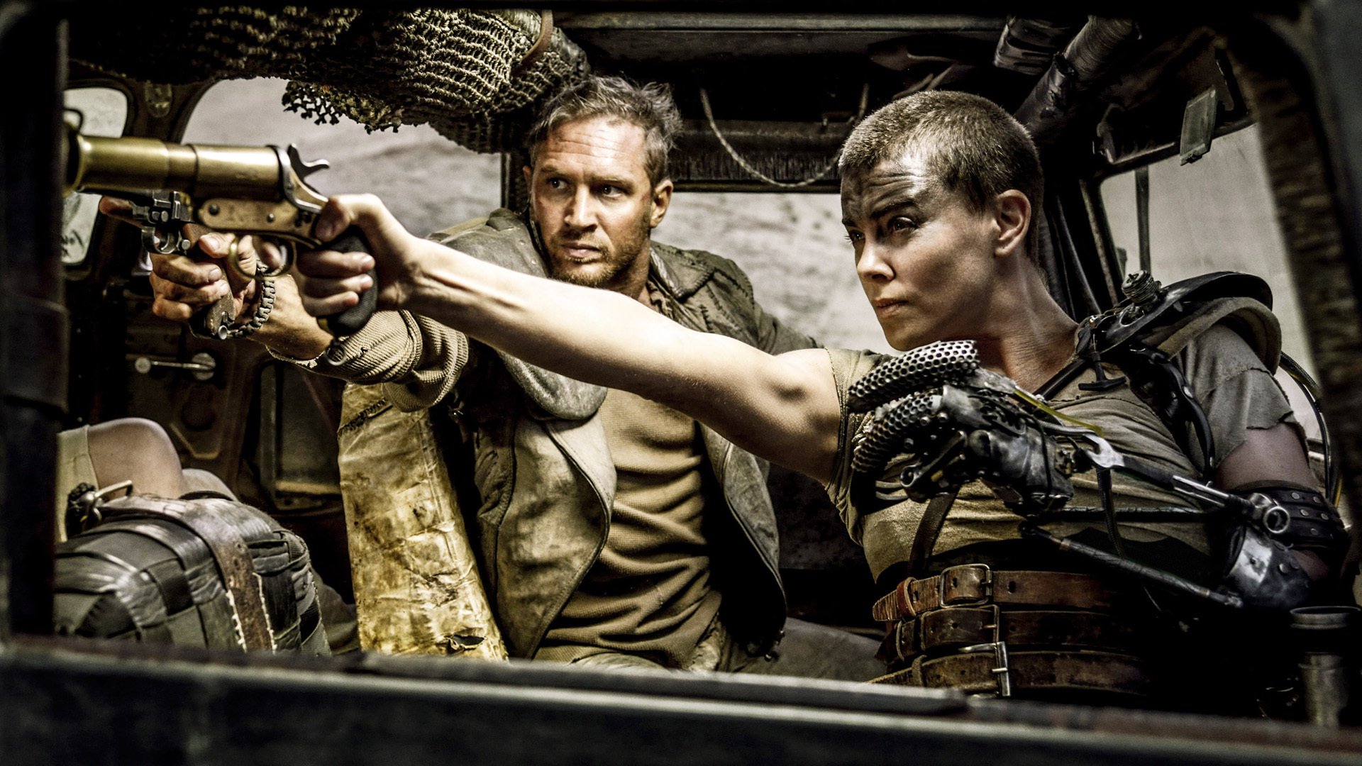movie, mad max: fury road, charlize theron, imperator furiosa, max rockatansky, tom hardy cell phone wallpapers