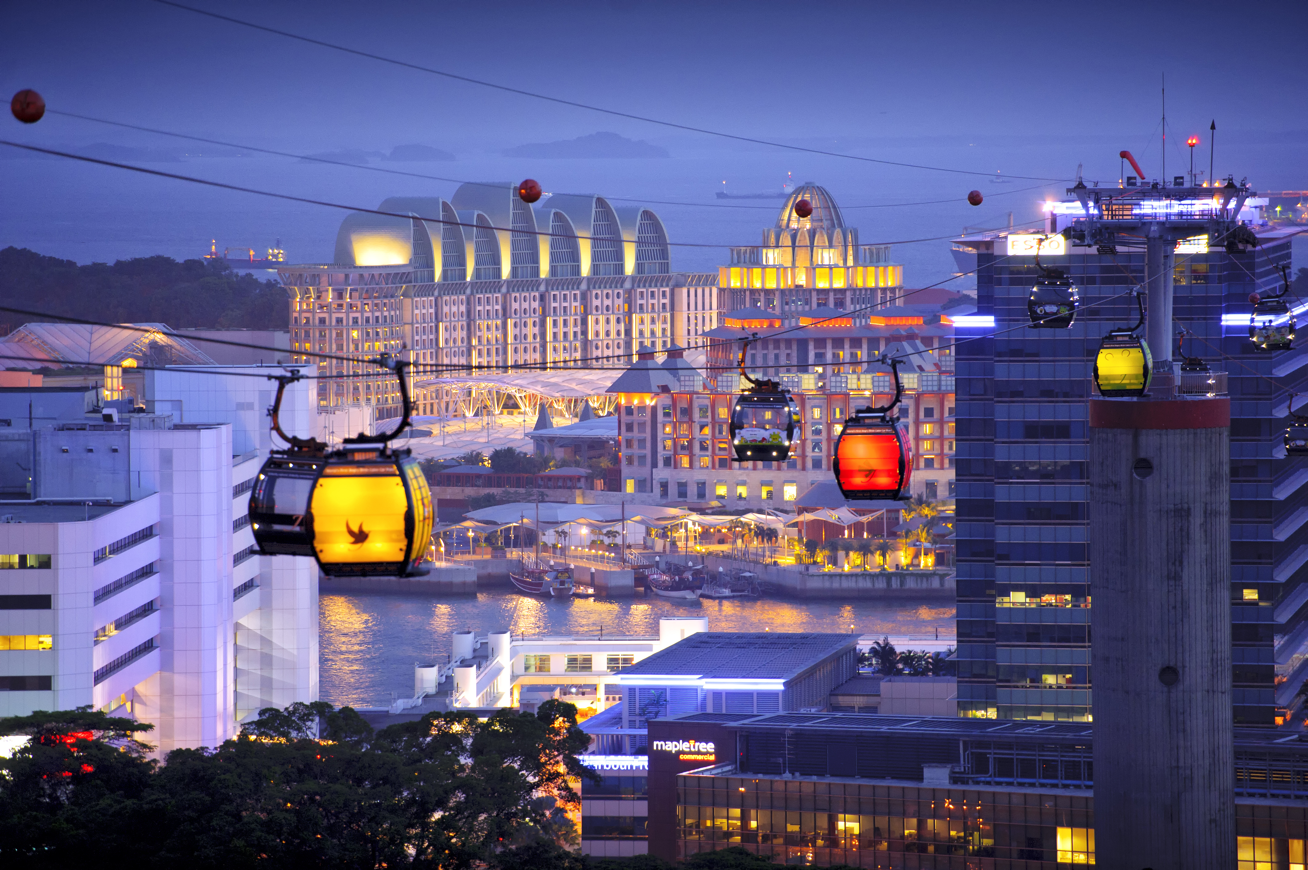 singapore, man made, city, evening, island, oriental, quay, sea, cities phone background