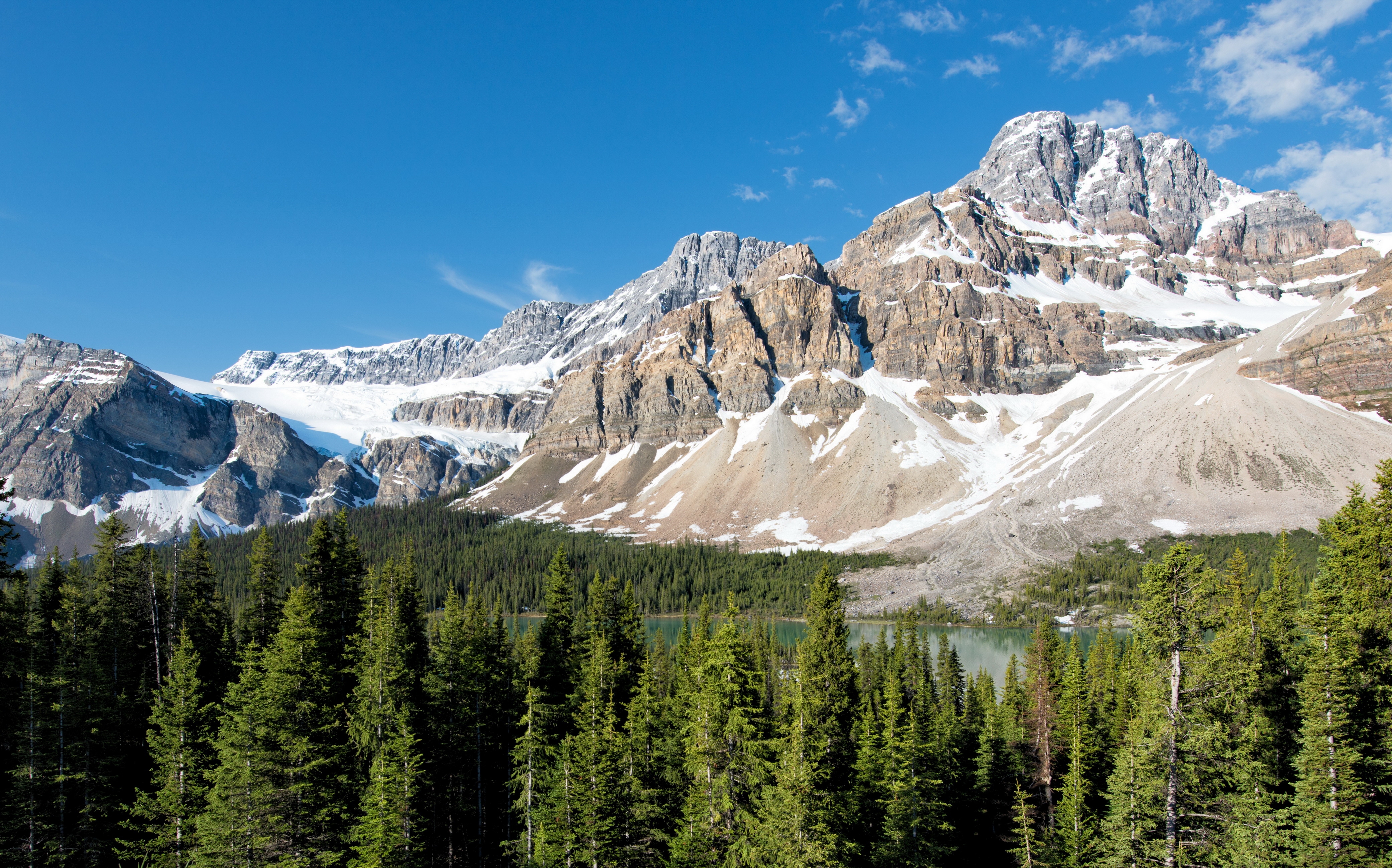 mountains, canada, landscape, nature, parks, banff rock Image for desktop