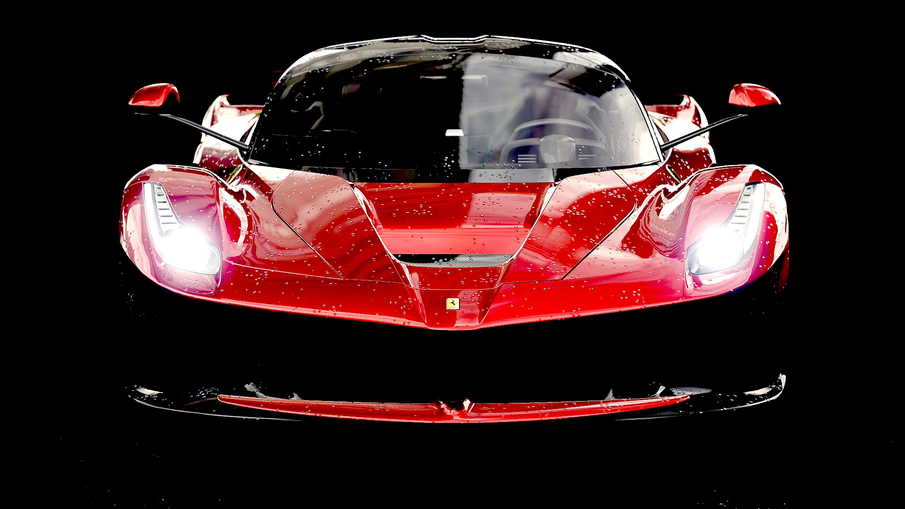 Téléchargez des papiers peints mobile Ferrari, Voitures, Ferrari Laferrari, Sportif, Vue De Face, Voiture De Sport gratuitement.