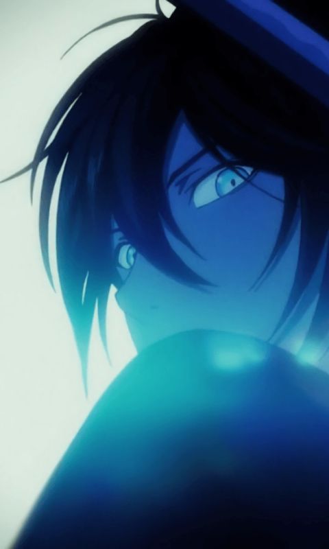 Yato Yato from the anime Noragami has some pretty wild hair. It's a  bluish-black color and styled i | Pixstory