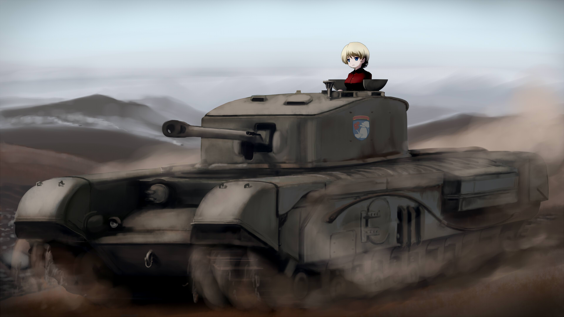 Girls und Panzer Черчилль