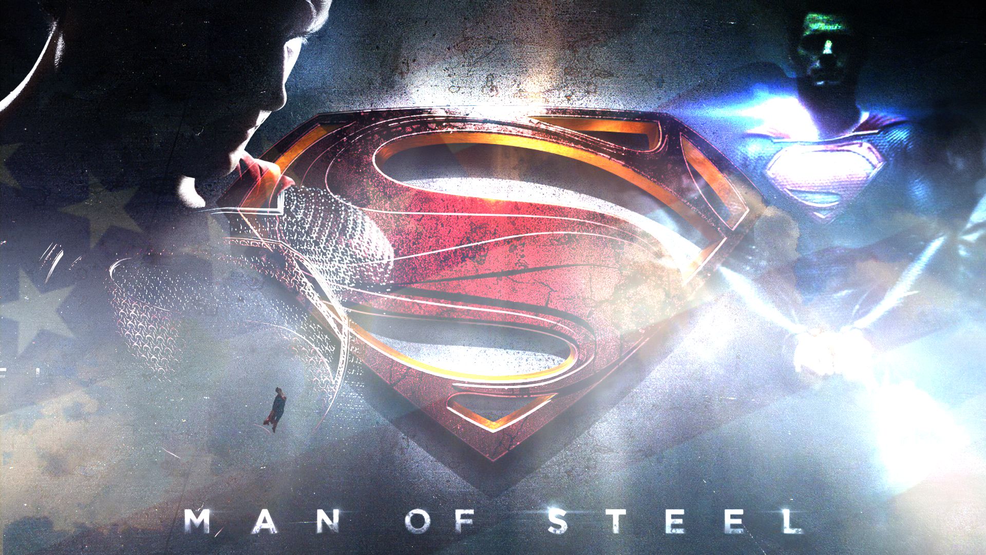 superman logo, superman, movie, man of steel mobile wallpaper