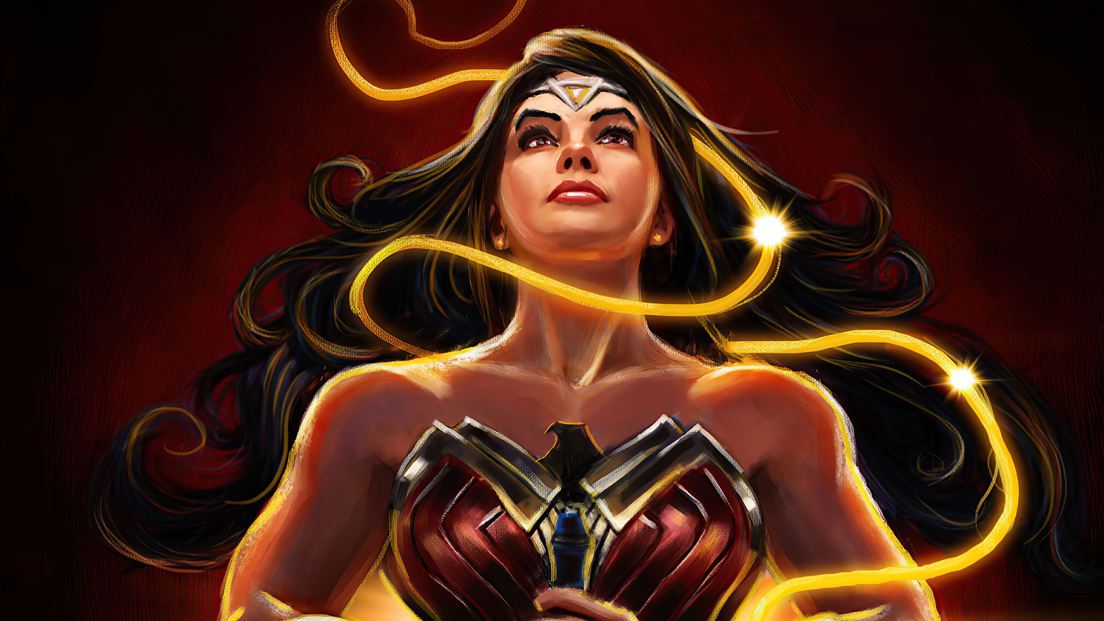 Wonder Woman, Black Hair, Blonde, Blue Eyes, DC Comics, HD wallpaper |  Peakpx