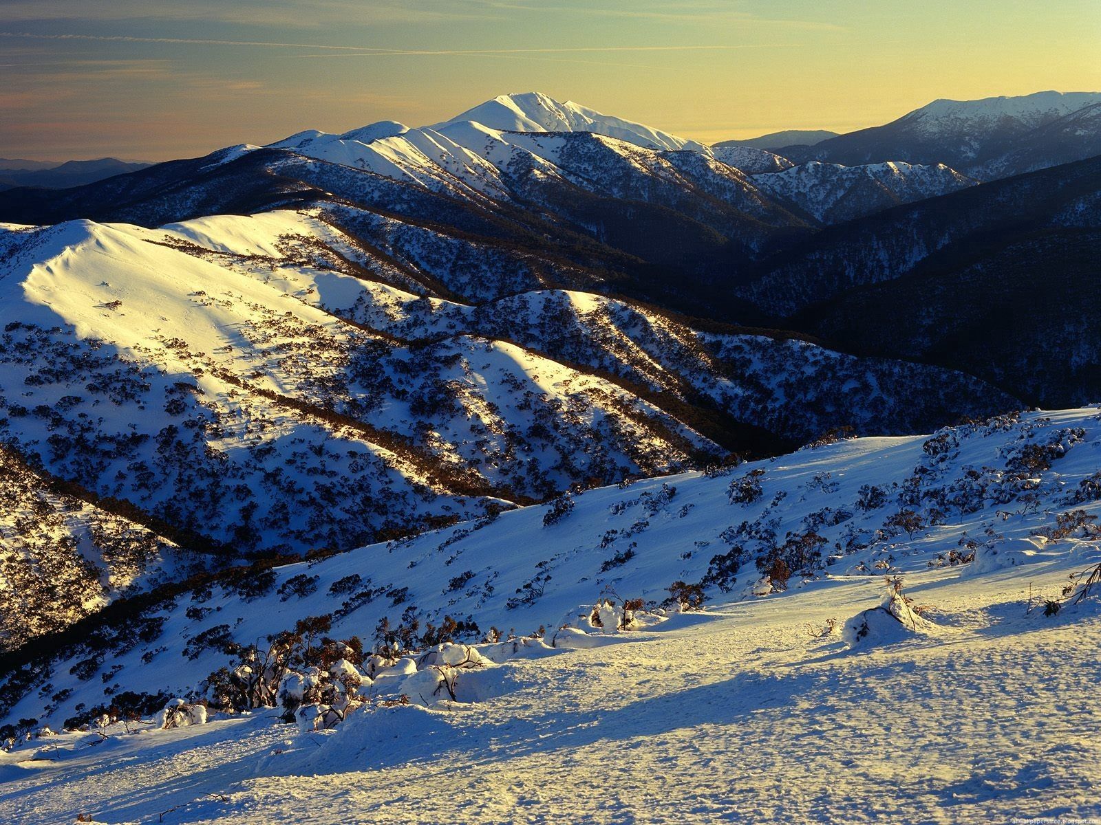 Laden Sie das Natur, Vegetation, Pisten, Mountains, Schnee, Australien-Bild kostenlos auf Ihren PC-Desktop herunter